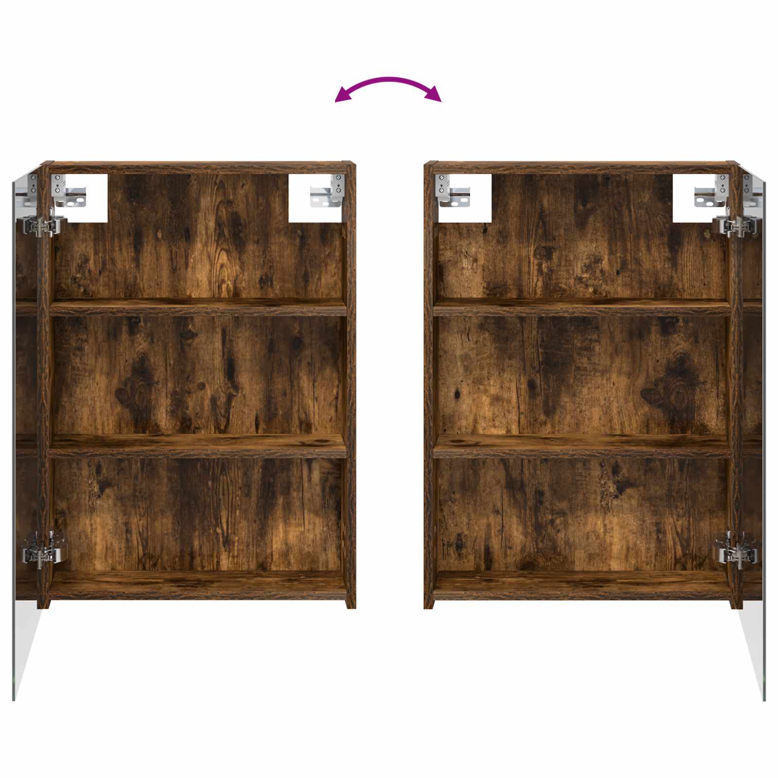 Badezimmerschrank-Set 3 pcs 140 x 14,5 x 70 cm Holzwerkstoff