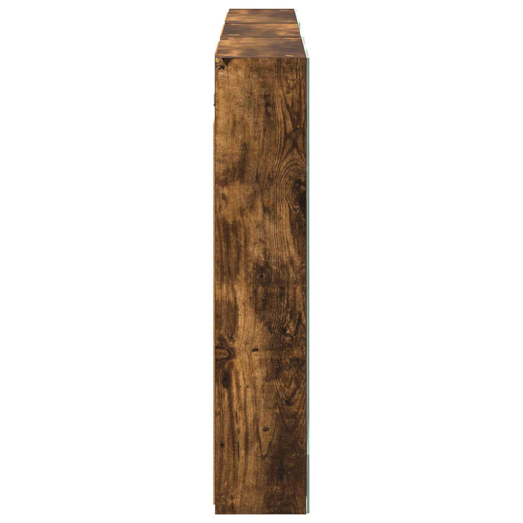 Badezimmerschrank-Set 3 pcs 140 x 14,5 x 70 cm Holzwerkstoff