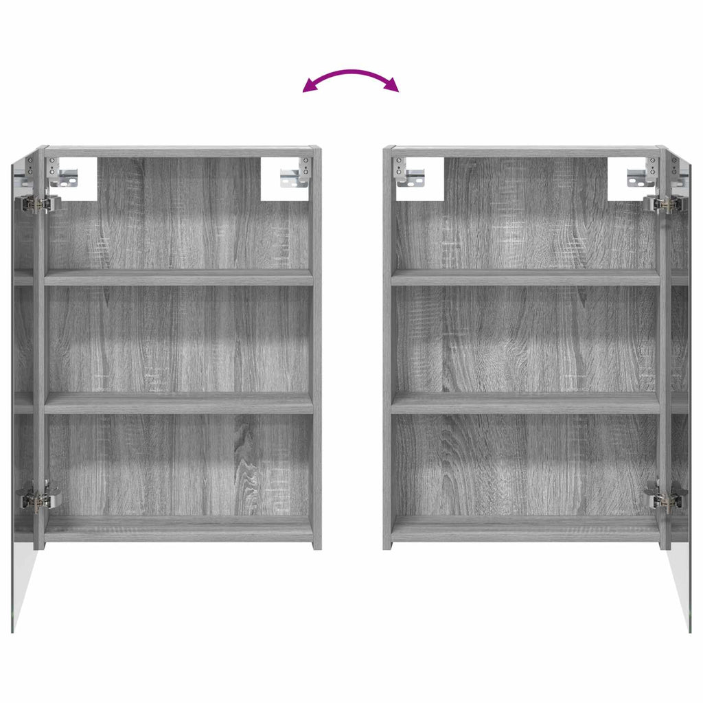 Badezimmerschrank-Set 3 pcs 140 x 14,5 x 70 cm Holzwerkstoff