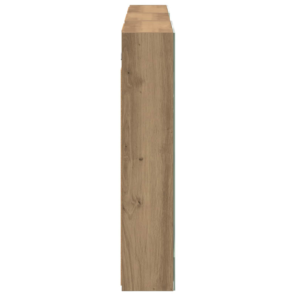Badezimmerschrank-Set 3 pcs 140 x 14,5 x 70 cm Holzwerkstoff