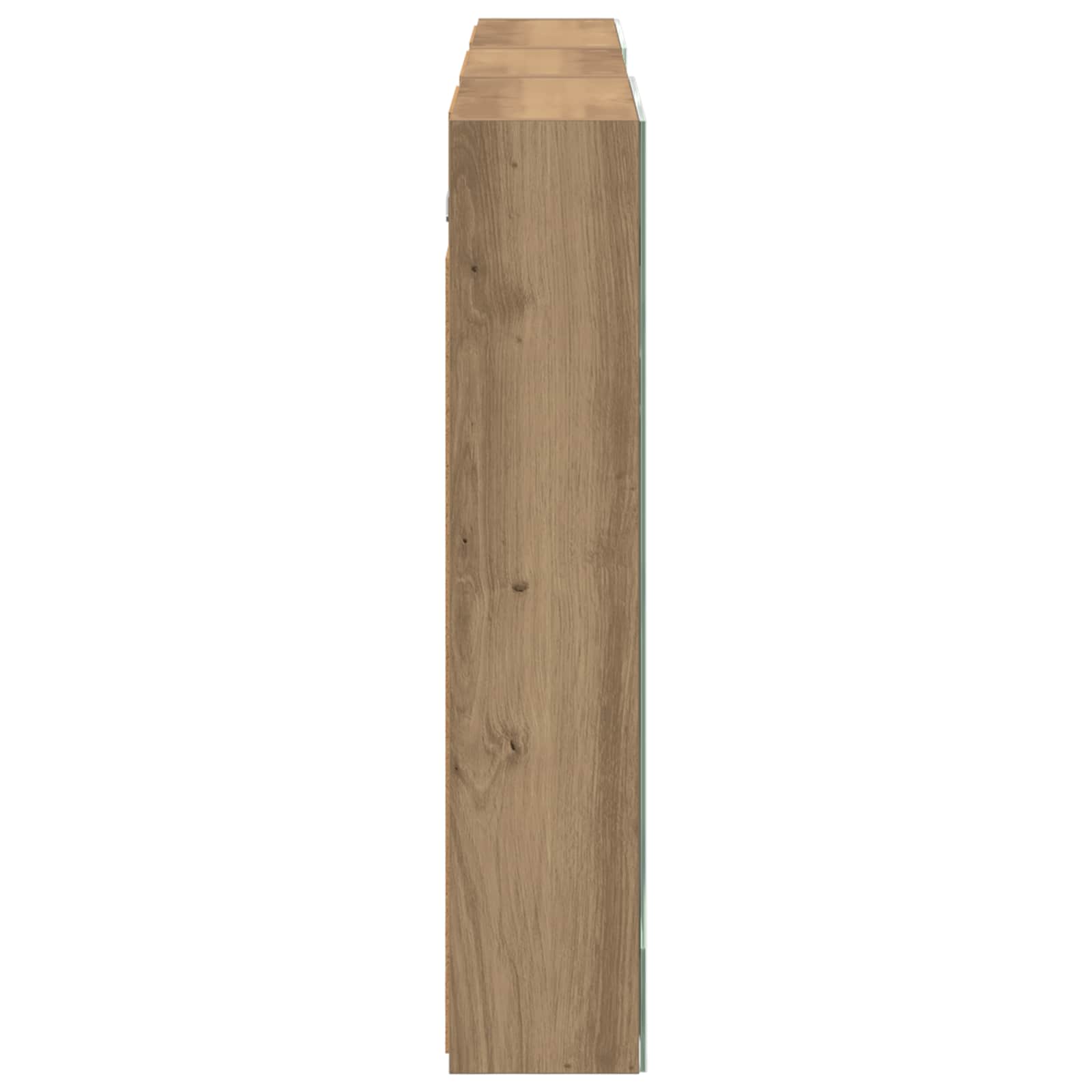 Badezimmerschrank-Set 3 pcs 140 x 14,5 x 70 cm Holzwerkstoff