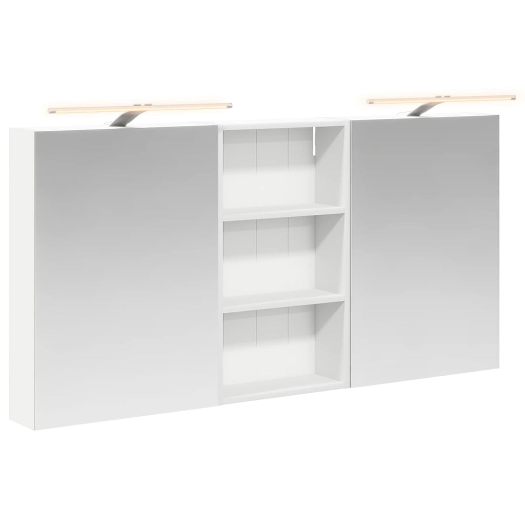 Badezimmerschrank-Set 3 pcs 140 x 14,5 x 70 cm Holzwerkstoff