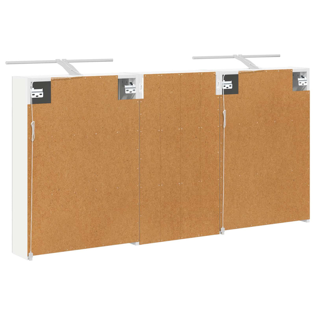 Badezimmerschrank-Set 3 pcs 140 x 14,5 x 70 cm Holzwerkstoff