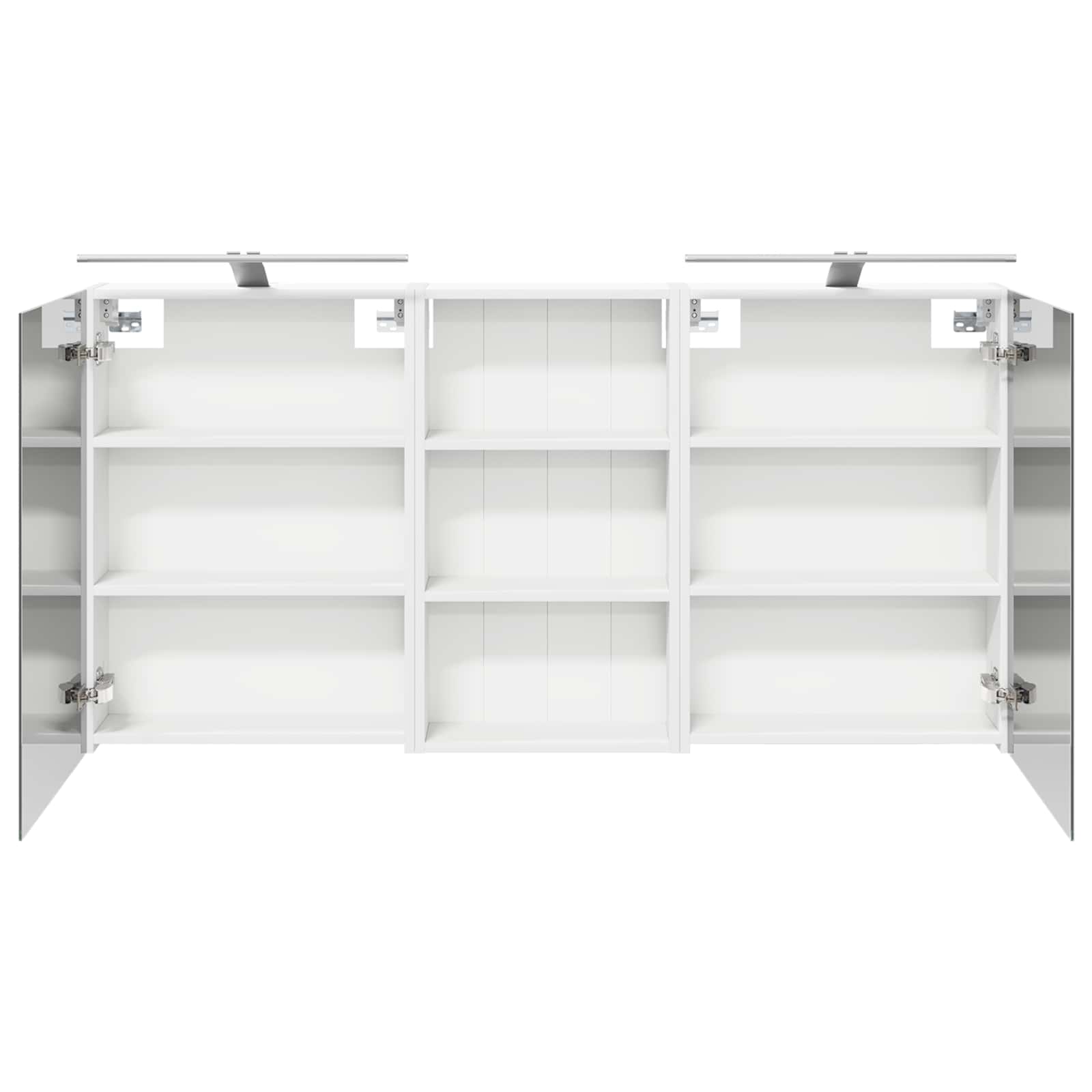 Badezimmerschrank-Set 3 pcs 140 x 14,5 x 70 cm Holzwerkstoff