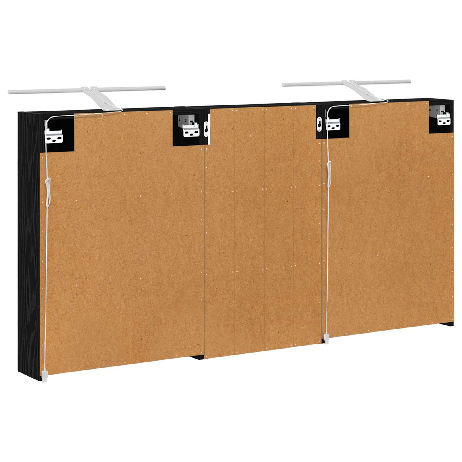 Badezimmerschrank-Set 3 pcs 140 x 14,5 x 70 cm Holzwerkstoff