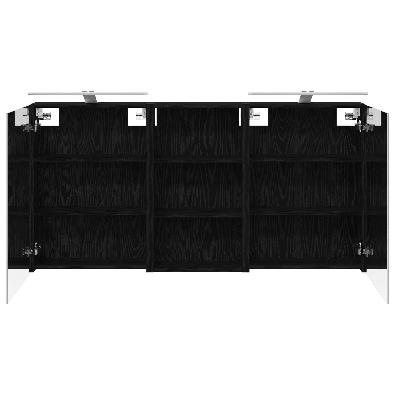 Badezimmerschrank-Set 3 pcs 140 x 14,5 x 70 cm Holzwerkstoff