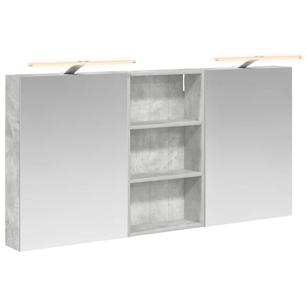 Badezimmerschrank-Set 3 pcs 140 x 14,5 x 70 cm Holzwerkstoff