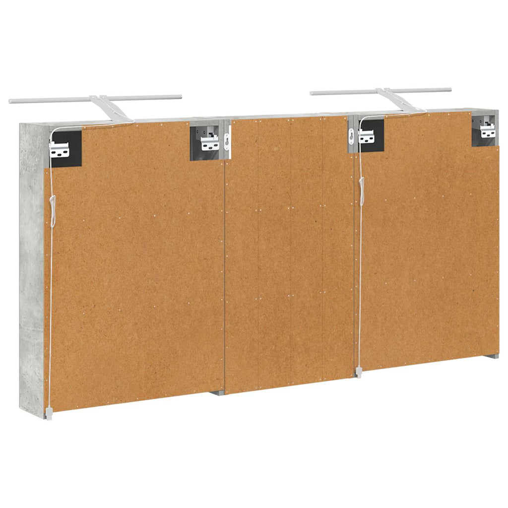 Badezimmerschrank-Set 3 pcs 140 x 14,5 x 70 cm Holzwerkstoff