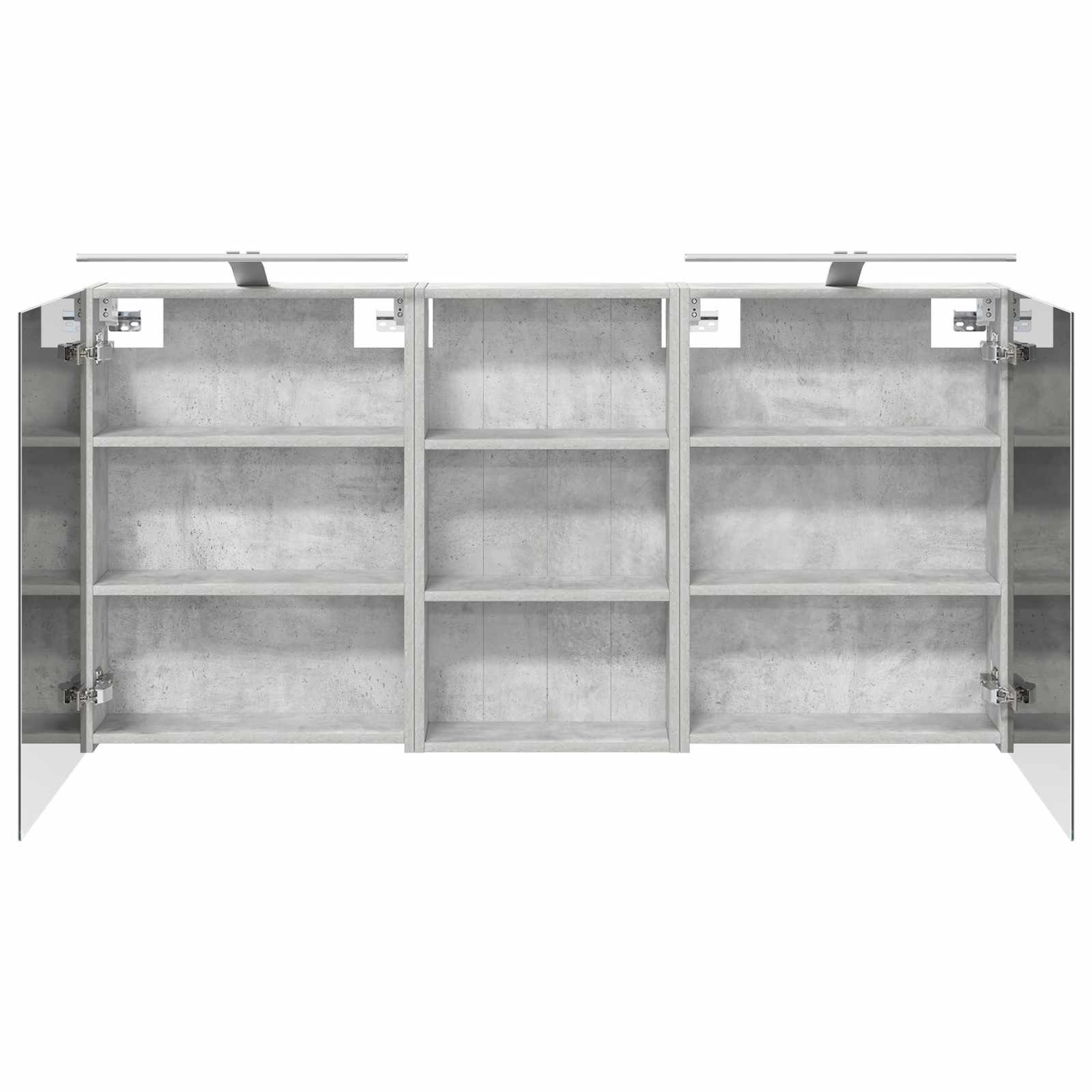 Badezimmerschrank-Set 3 pcs 140 x 14,5 x 70 cm Holzwerkstoff