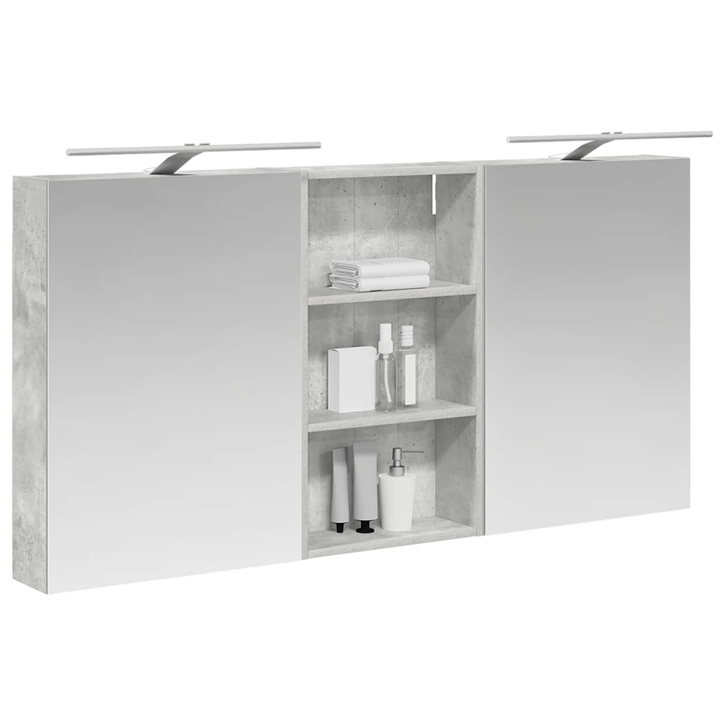 Badezimmerschrank-Set 3 pcs 140 x 14,5 x 70 cm Holzwerkstoff