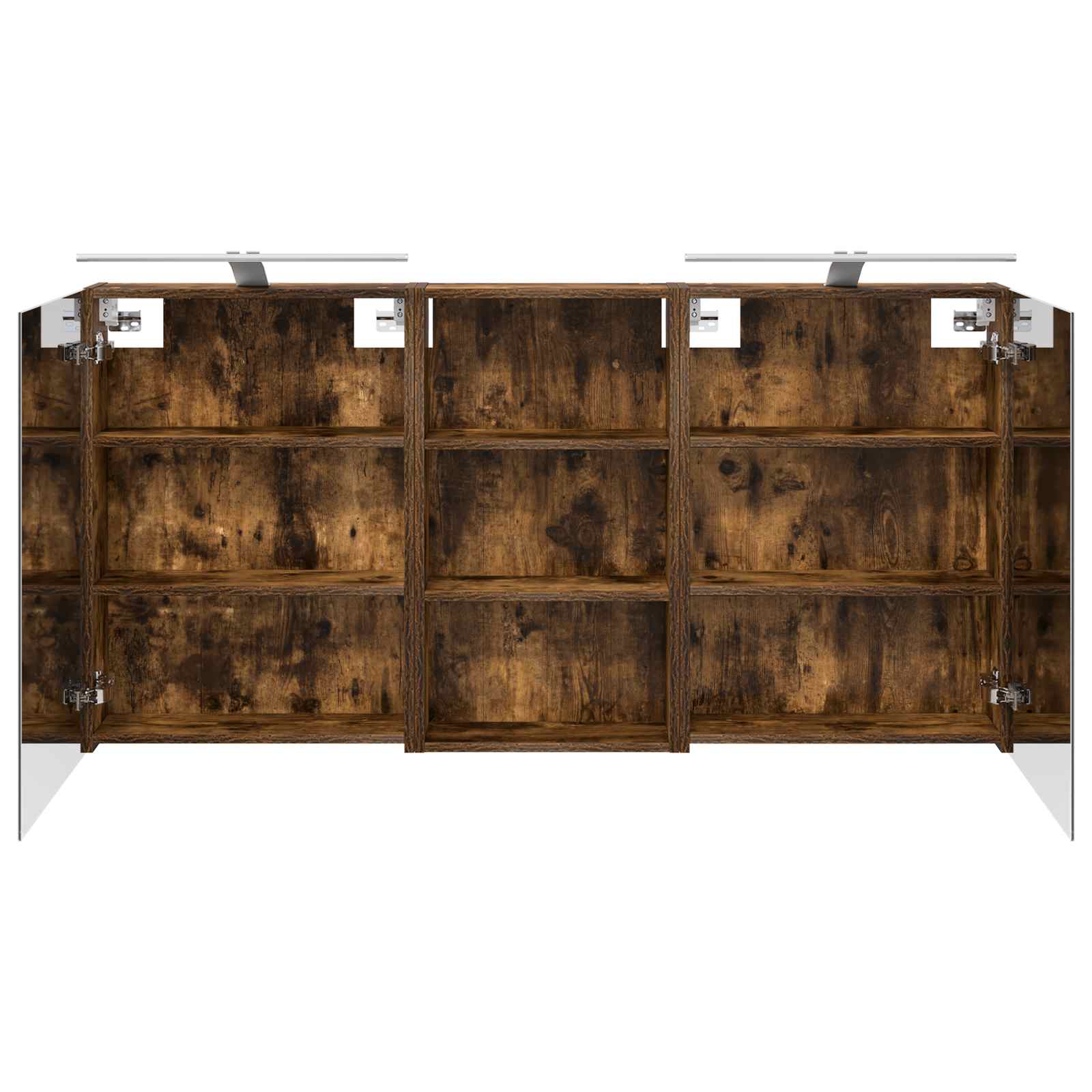 Badezimmerschrank-Set 3 pcs 140 x 14,5 x 70 cm Holzwerkstoff
