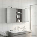 Badezimmerschrank-Set 3 pcs 140 x 14,5 x 70 cm Holzwerkstoff