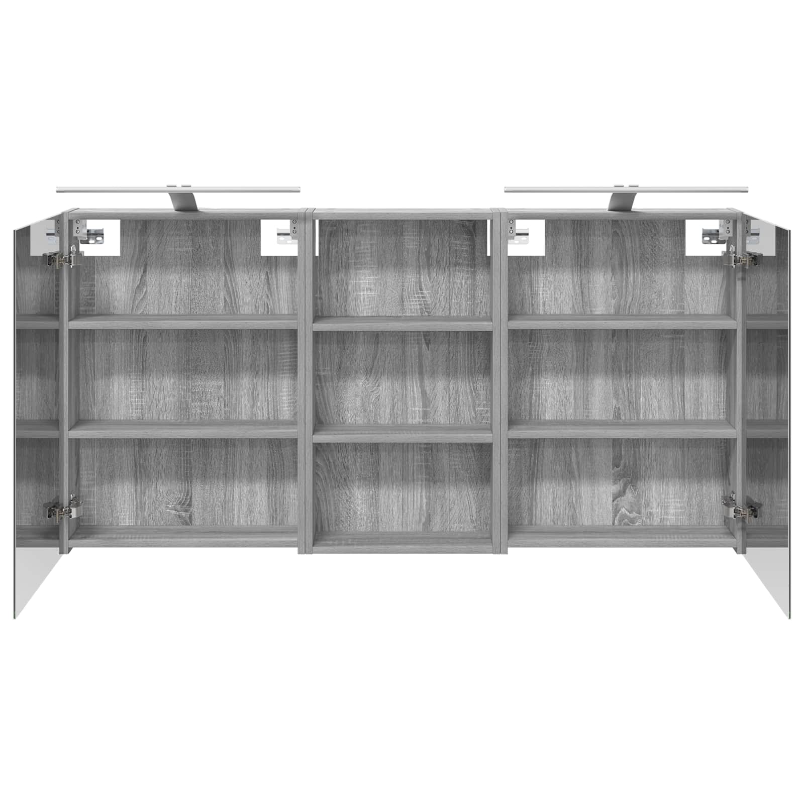 Badezimmerschrank-Set 3 pcs 140 x 14,5 x 70 cm Holzwerkstoff
