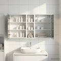 Badezimmerschrank-Set 3 pcs 106 x 16 x 62,5 cm Holzwerkstoff