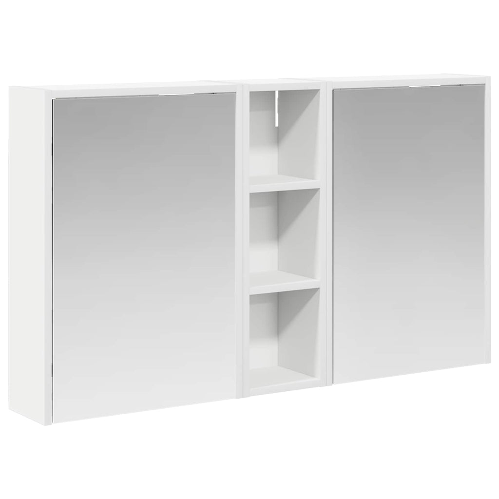 Badezimmerschrank-Set 3 pcs 106 x 16 x 62,5 cm Holzwerkstoff