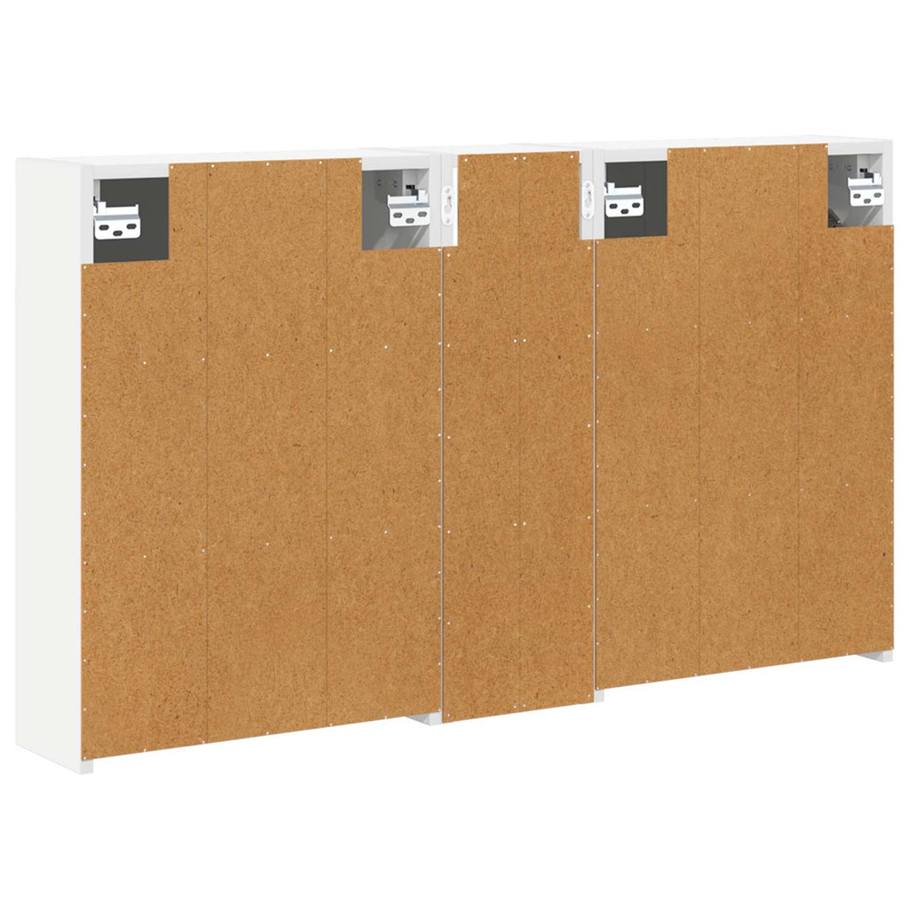 Badezimmerschrank-Set 3 pcs 106 x 16 x 62,5 cm Holzwerkstoff