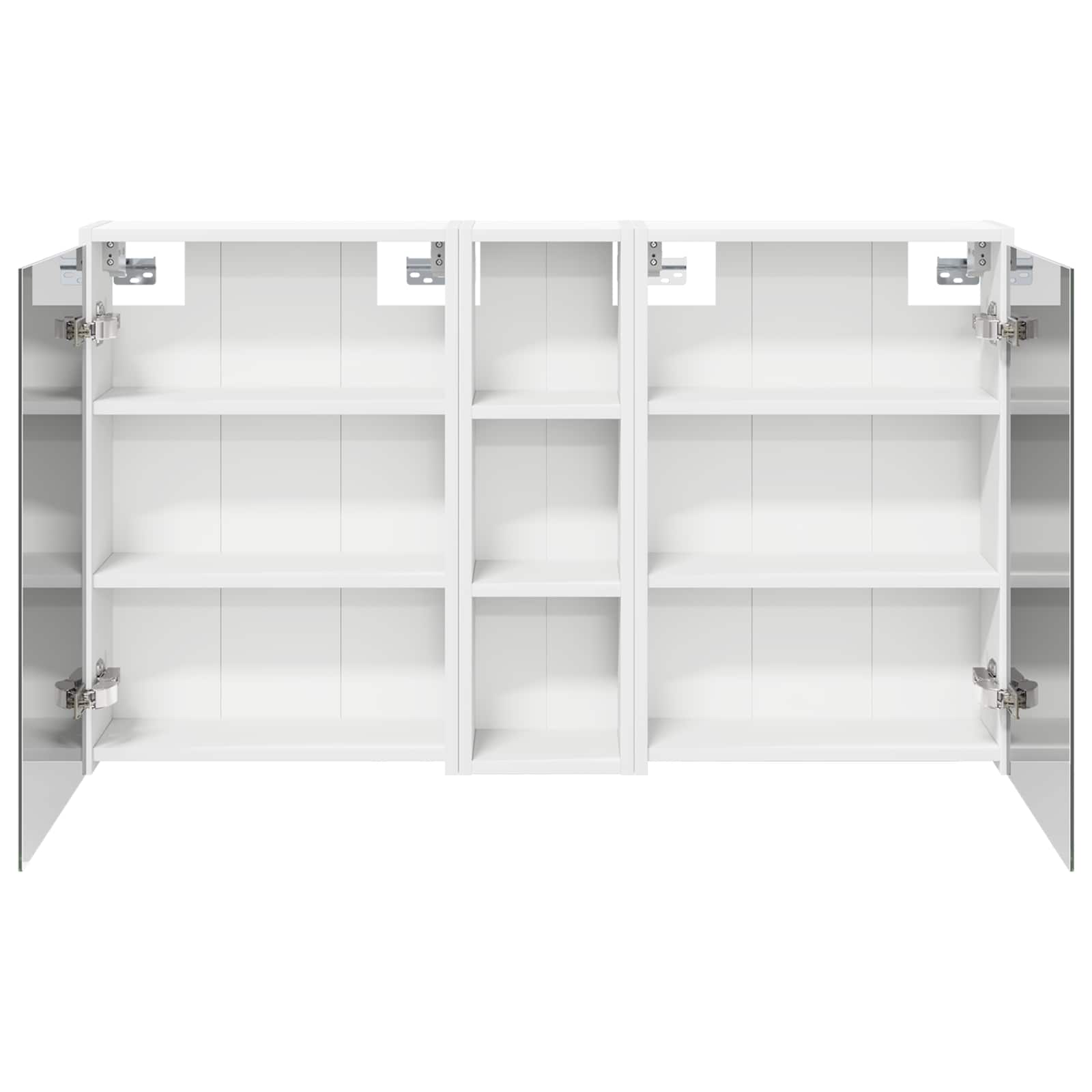 Badezimmerschrank-Set 3 pcs 106 x 16 x 62,5 cm Holzwerkstoff