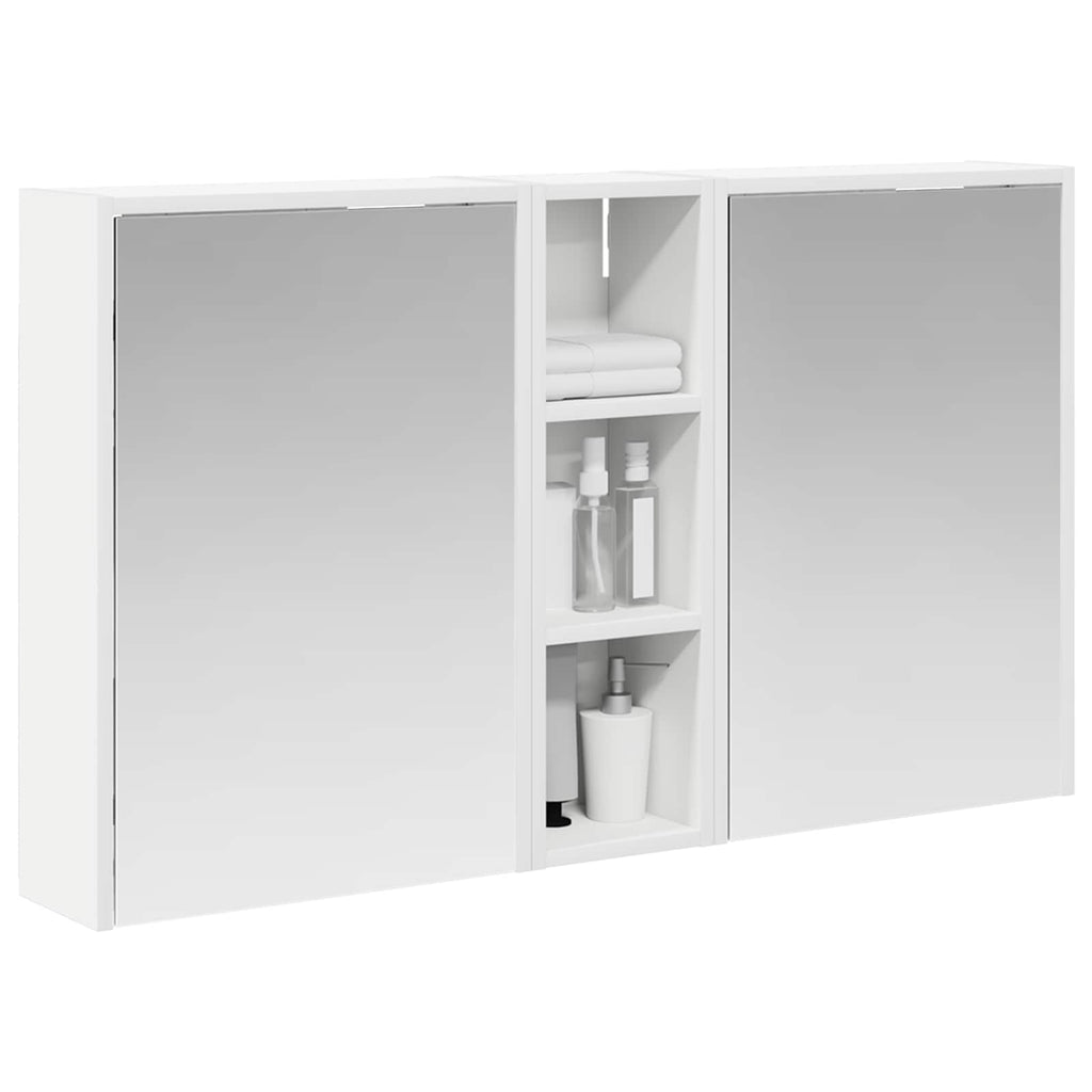 Badezimmerschrank-Set 3 pcs 106 x 16 x 62,5 cm Holzwerkstoff
