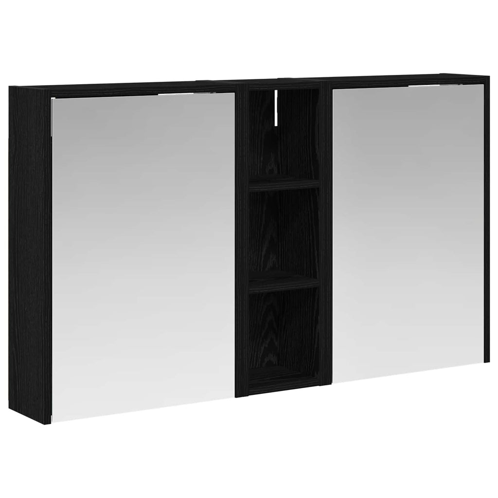 Badezimmerschrank-Set 3 pcs 106 x 16 x 62,5 cm Holzwerkstoff