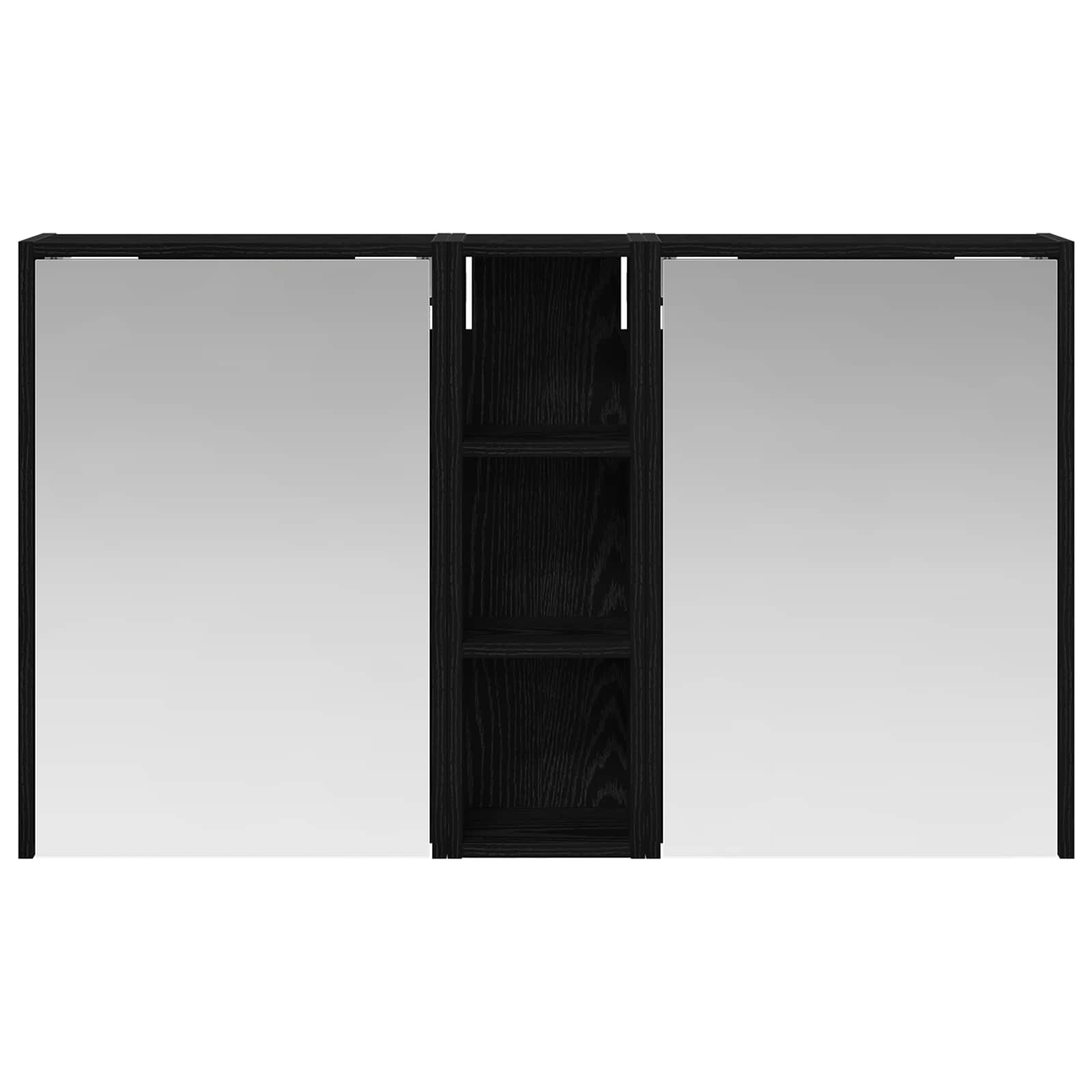 Badezimmerschrank-Set 3 pcs 106 x 16 x 62,5 cm Holzwerkstoff
