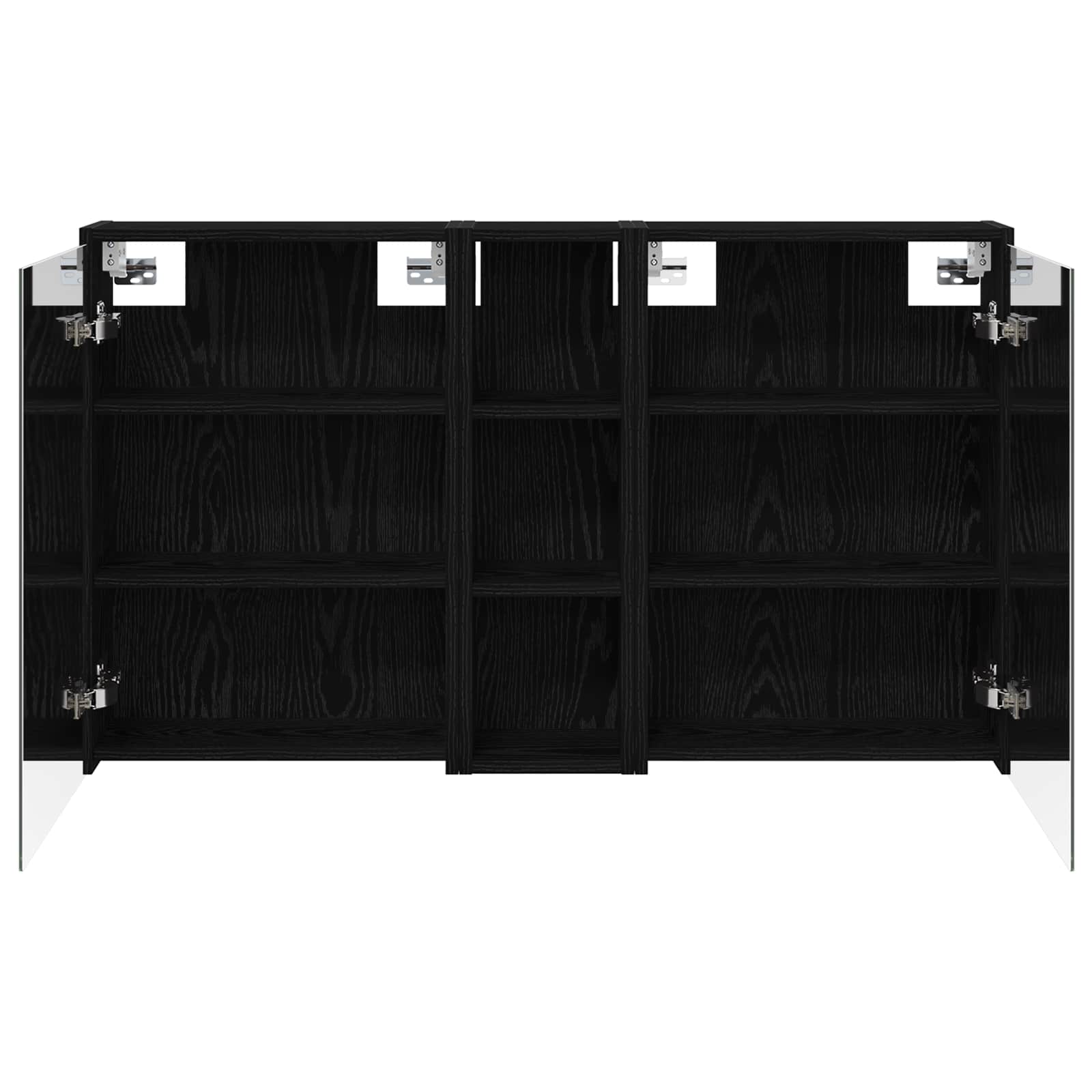 Badezimmerschrank-Set 3 pcs 106 x 16 x 62,5 cm Holzwerkstoff