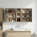 Badezimmerschrank-Set 3 pcs 106 x 16 x 62,5 cm Holzwerkstoff