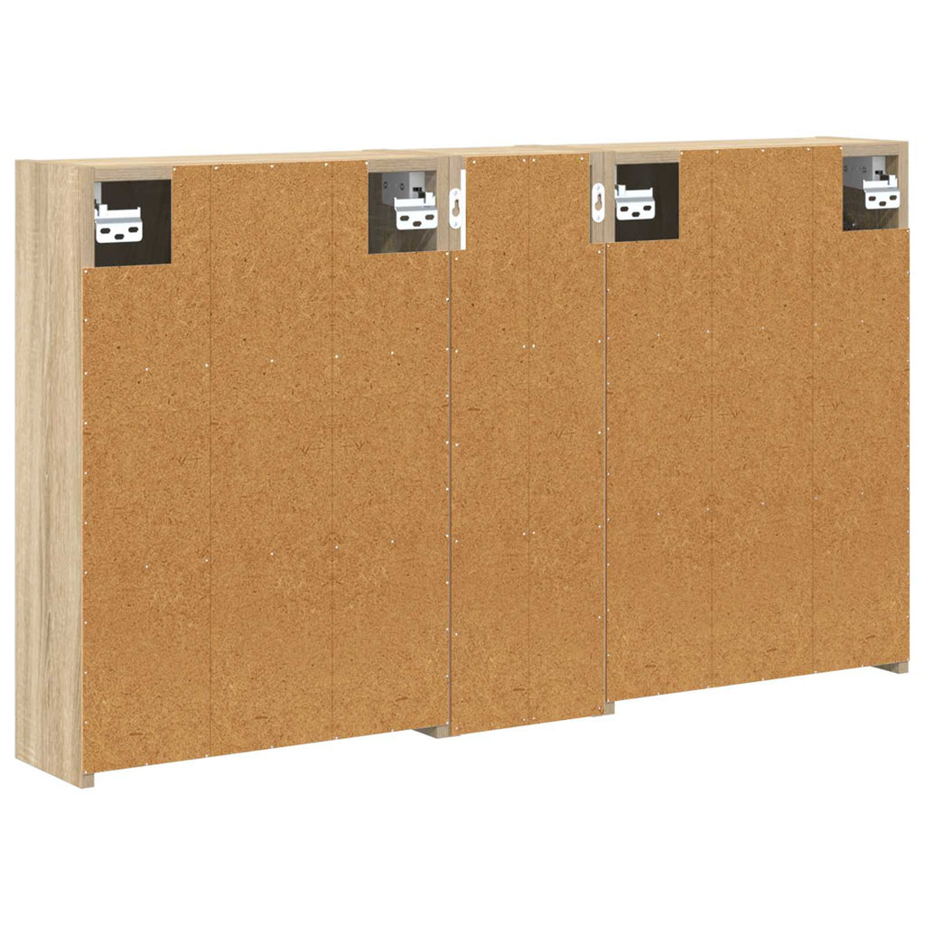 Badezimmerschrank-Set 3 pcs 106 x 16 x 62,5 cm Holzwerkstoff
