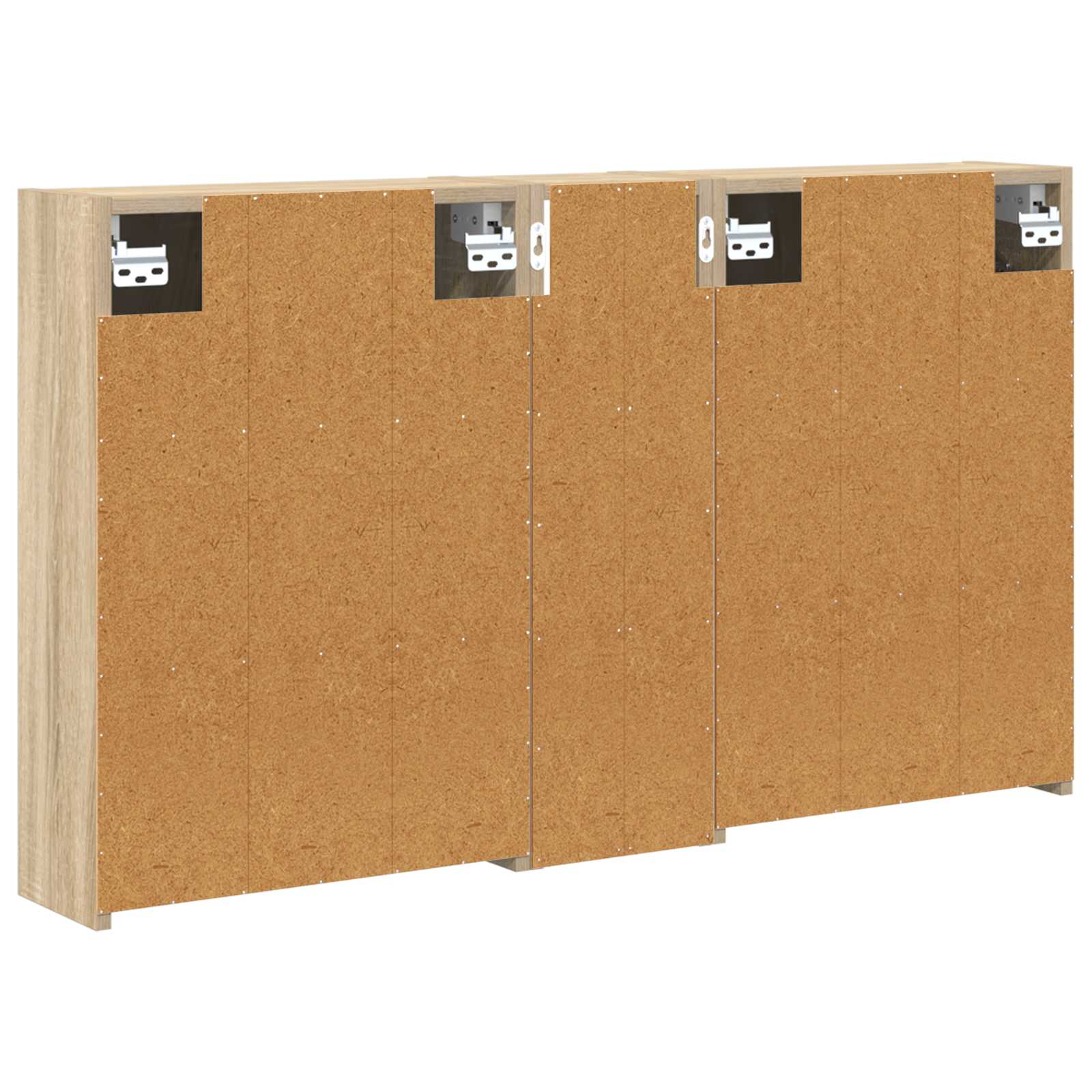 Badezimmerschrank-Set 3 pcs 106 x 16 x 62,5 cm Holzwerkstoff