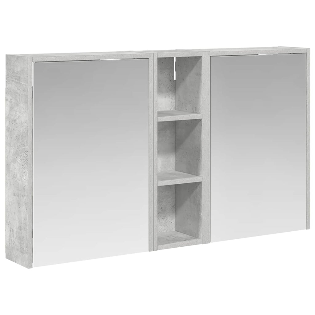 Badezimmerschrank-Set 3 pcs 106 x 16 x 62,5 cm Holzwerkstoff