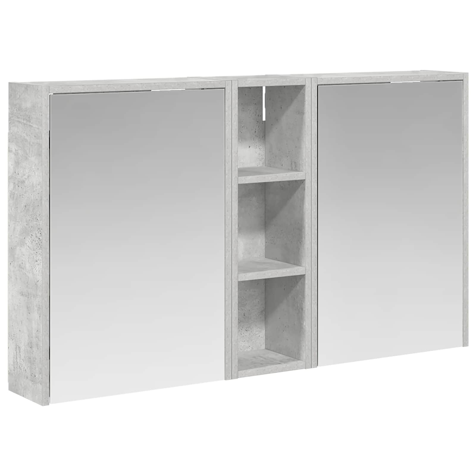 Badezimmerschrank-Set 3 pcs 106 x 16 x 62,5 cm Holzwerkstoff