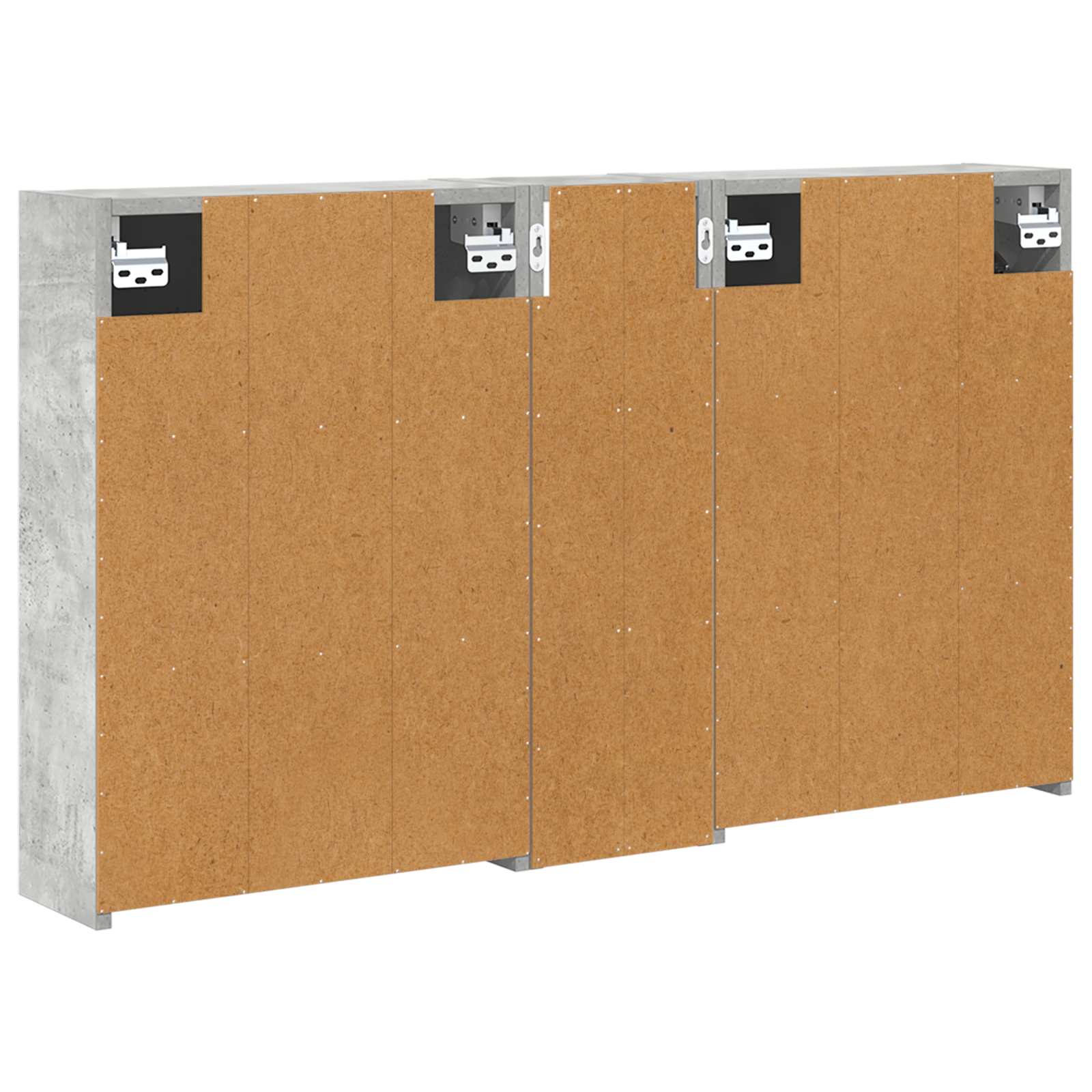 Badezimmerschrank-Set 3 pcs 106 x 16 x 62,5 cm Holzwerkstoff