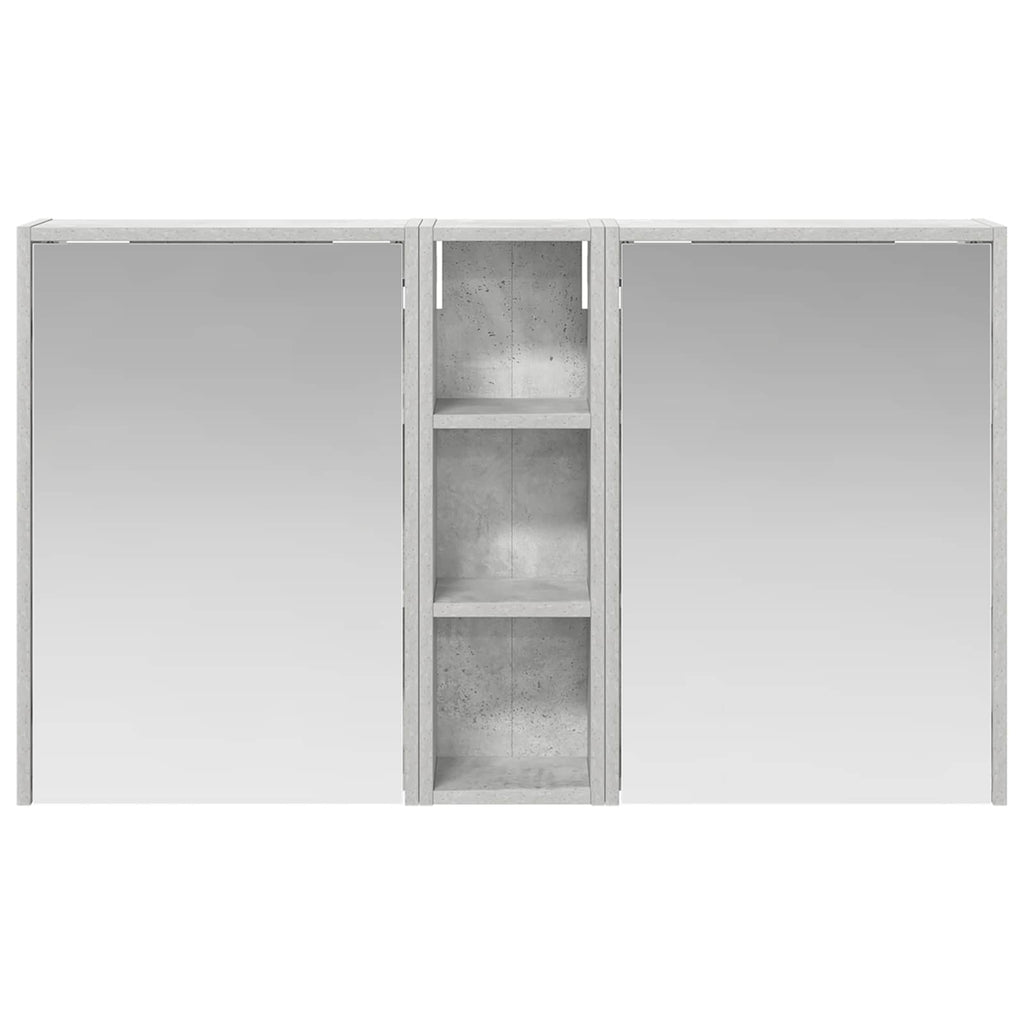 Badezimmerschrank-Set 3 pcs 106 x 16 x 62,5 cm Holzwerkstoff