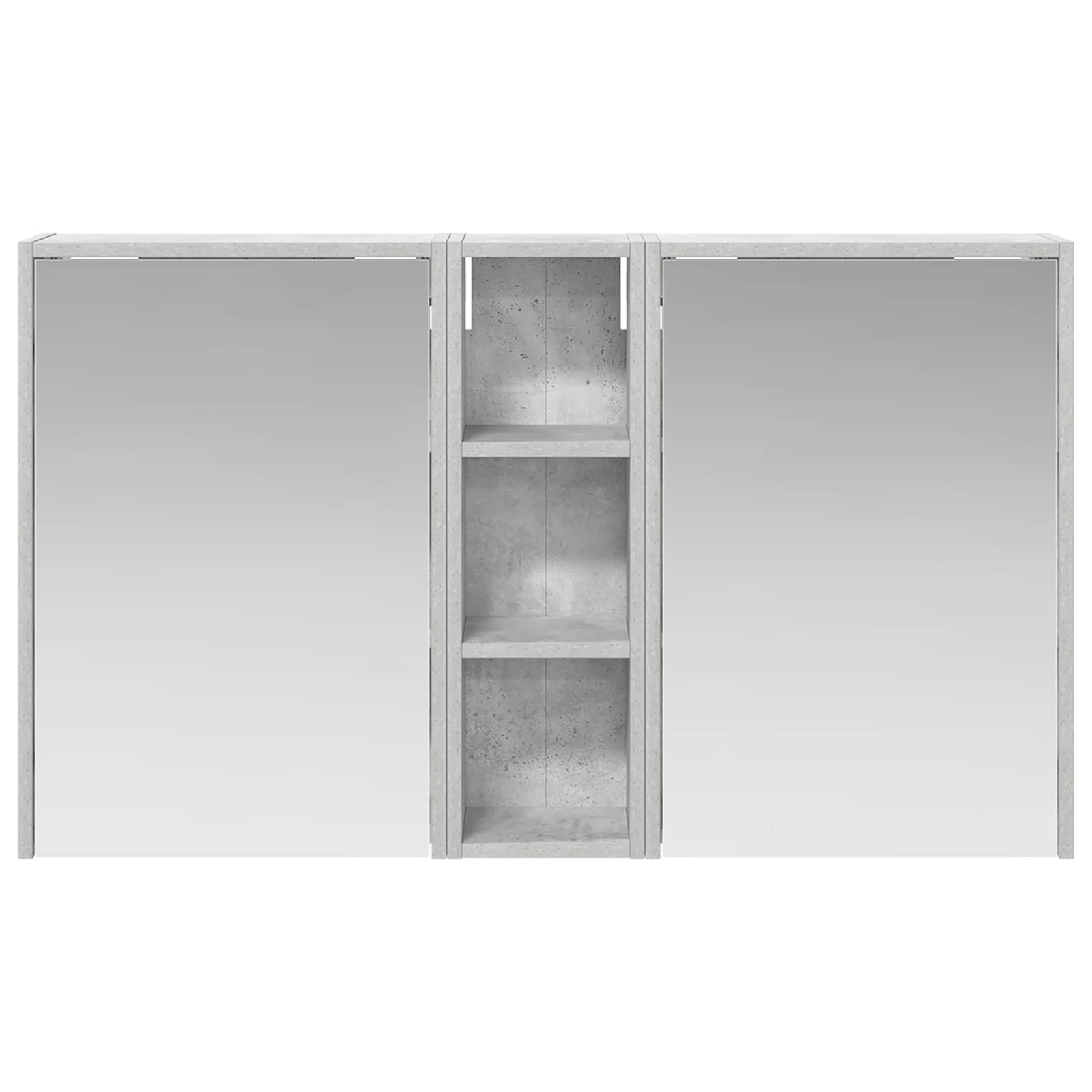 Badezimmerschrank-Set 3 pcs 106 x 16 x 62,5 cm Holzwerkstoff