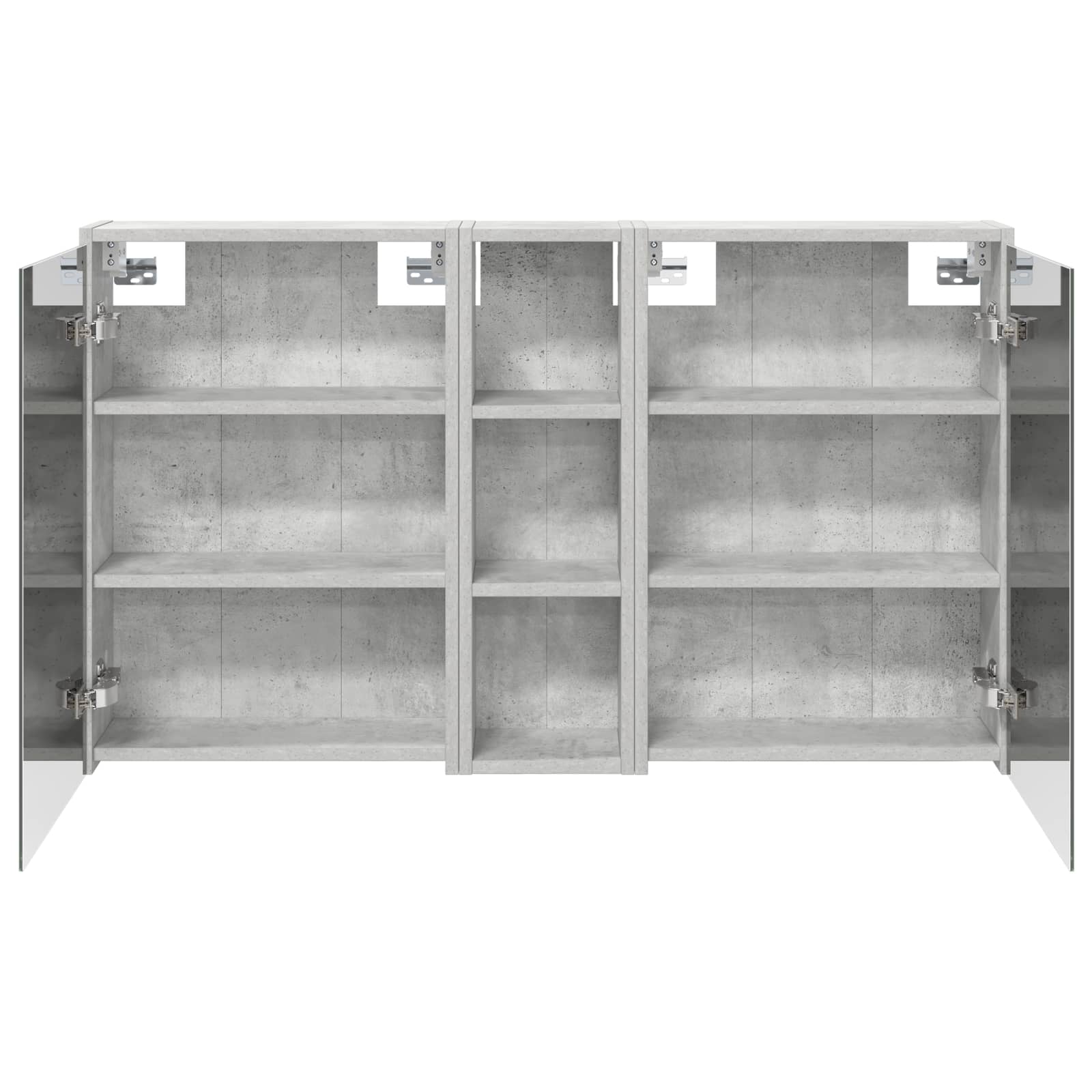 Badezimmerschrank-Set 3 pcs 106 x 16 x 62,5 cm Holzwerkstoff