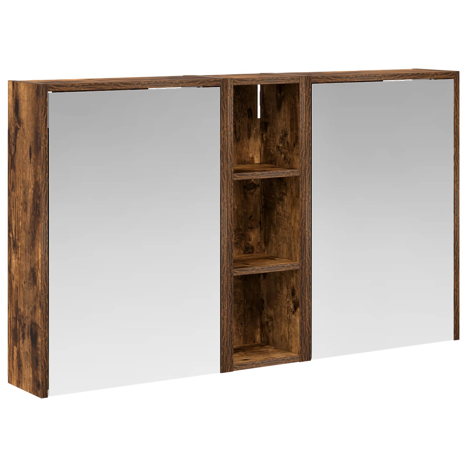 Badezimmerschrank-Set 3 pcs 106 x 16 x 62,5 cm Holzwerkstoff