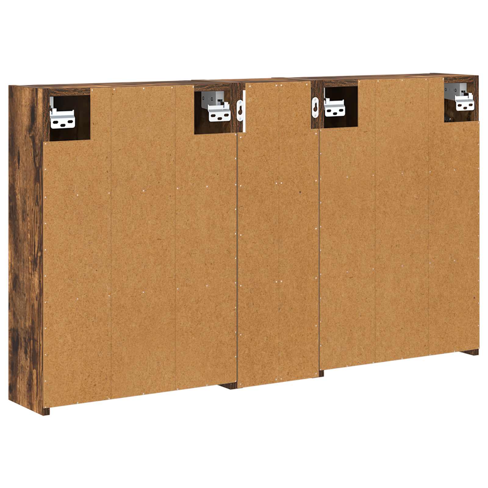 Badezimmerschrank-Set 3 pcs 106 x 16 x 62,5 cm Holzwerkstoff