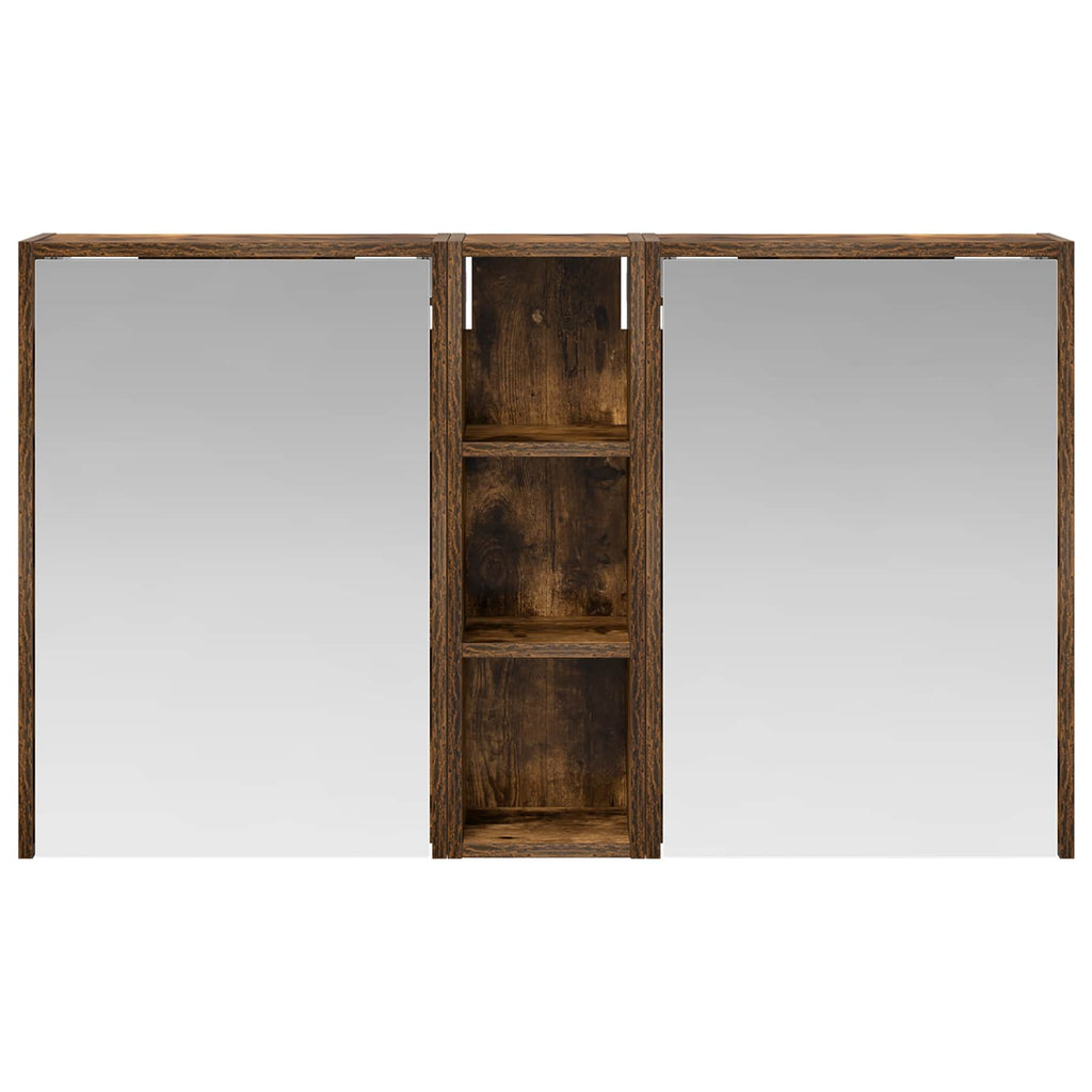 Badezimmerschrank-Set 3 pcs 106 x 16 x 62,5 cm Holzwerkstoff