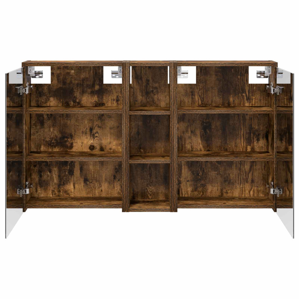 Badezimmerschrank-Set 3 pcs 106 x 16 x 62,5 cm Holzwerkstoff