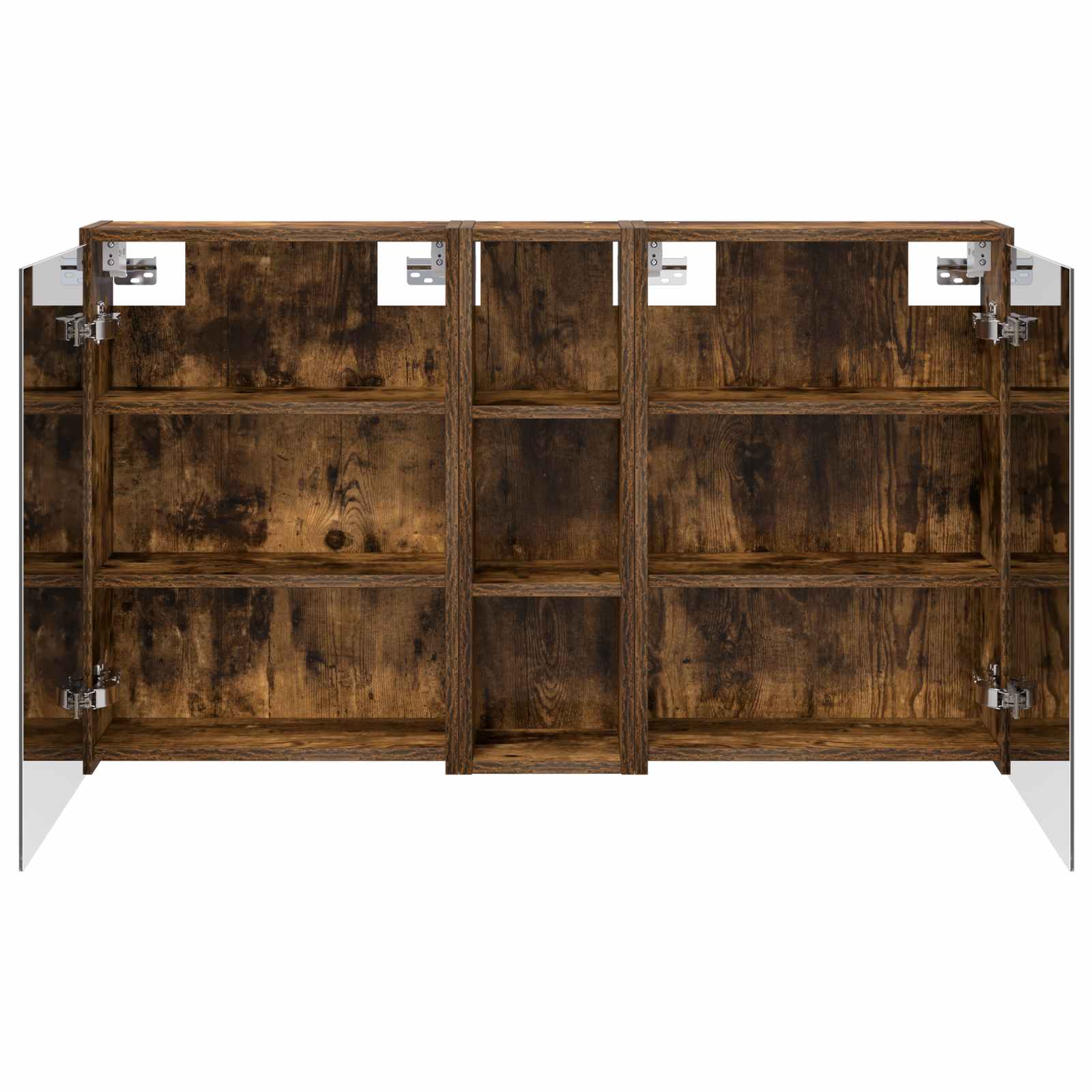 Badezimmerschrank-Set 3 pcs 106 x 16 x 62,5 cm Holzwerkstoff