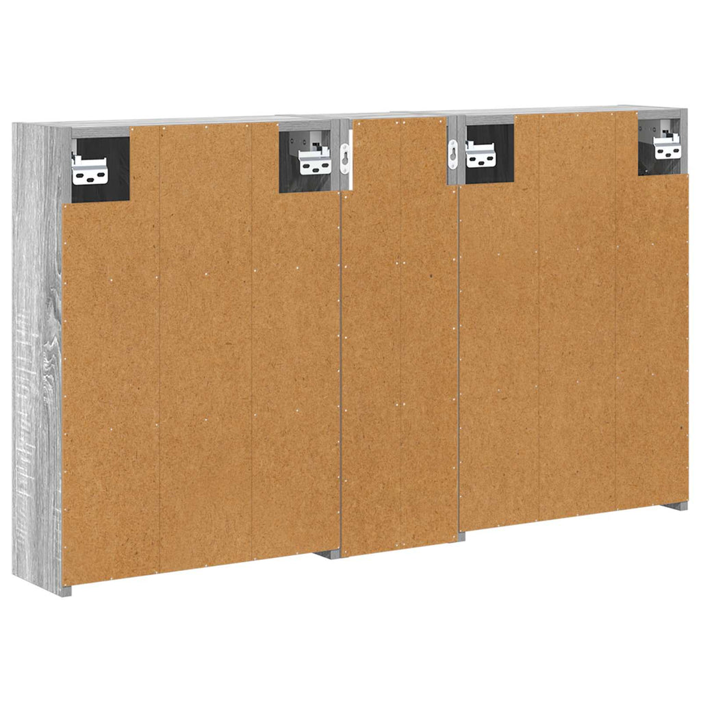 Badezimmerschrank-Set 3 pcs 106 x 16 x 62,5 cm Holzwerkstoff