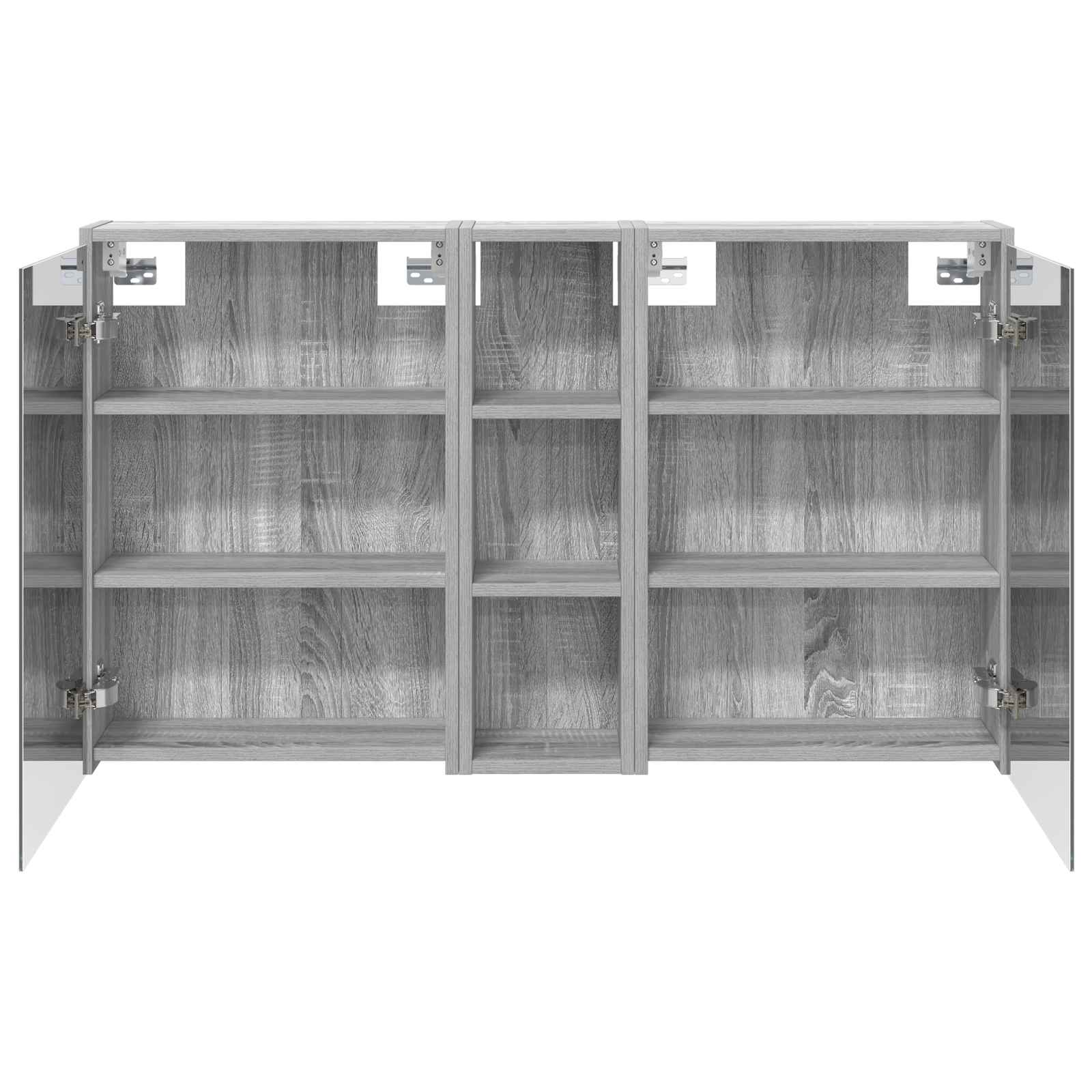 Badezimmerschrank-Set 3 pcs 106 x 16 x 62,5 cm Holzwerkstoff