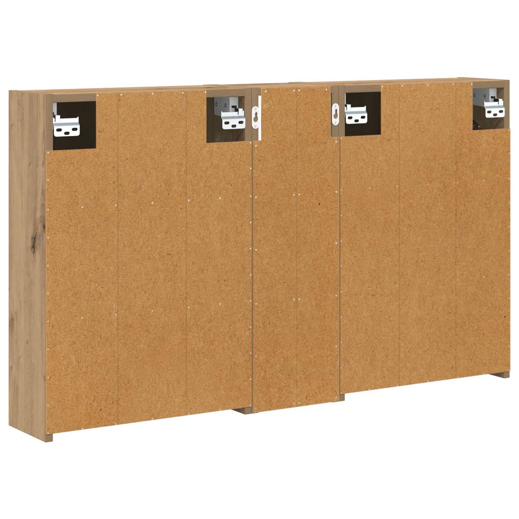 Badezimmerschrank-Set 3 pcs 106 x 16 x 62,5 cm Holzwerkstoff