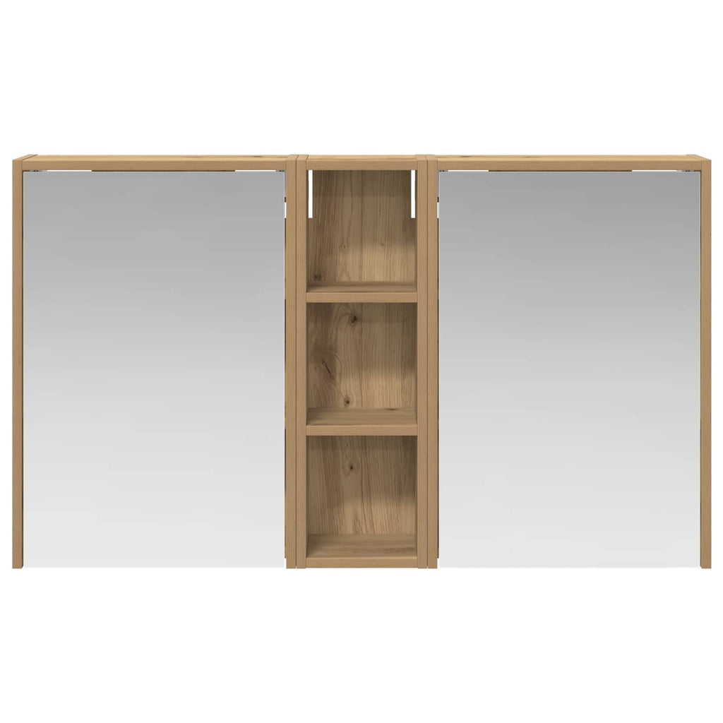 Badezimmerschrank-Set 3 pcs 106 x 16 x 62,5 cm Holzwerkstoff