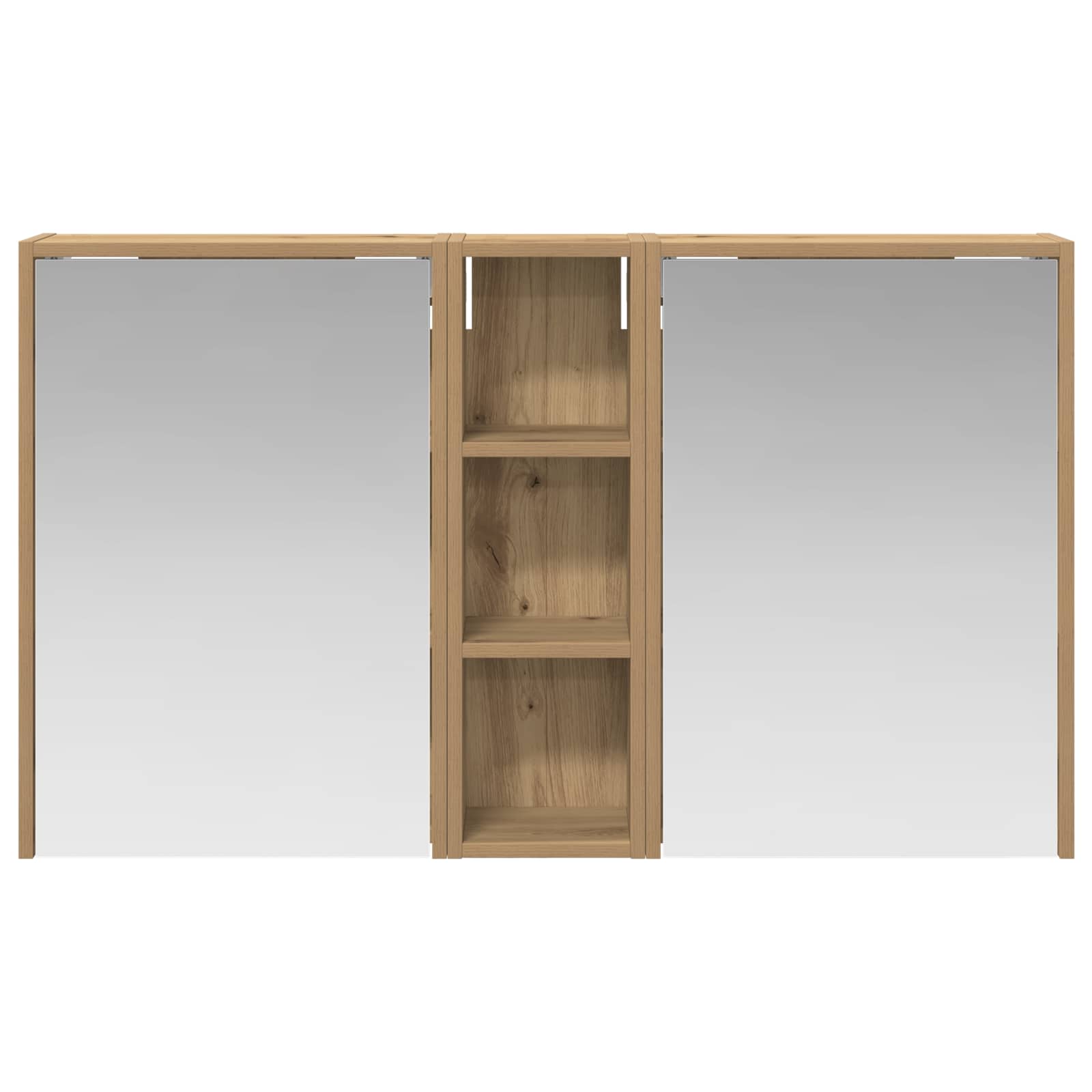 Badezimmerschrank-Set 3 pcs 106 x 16 x 62,5 cm Holzwerkstoff