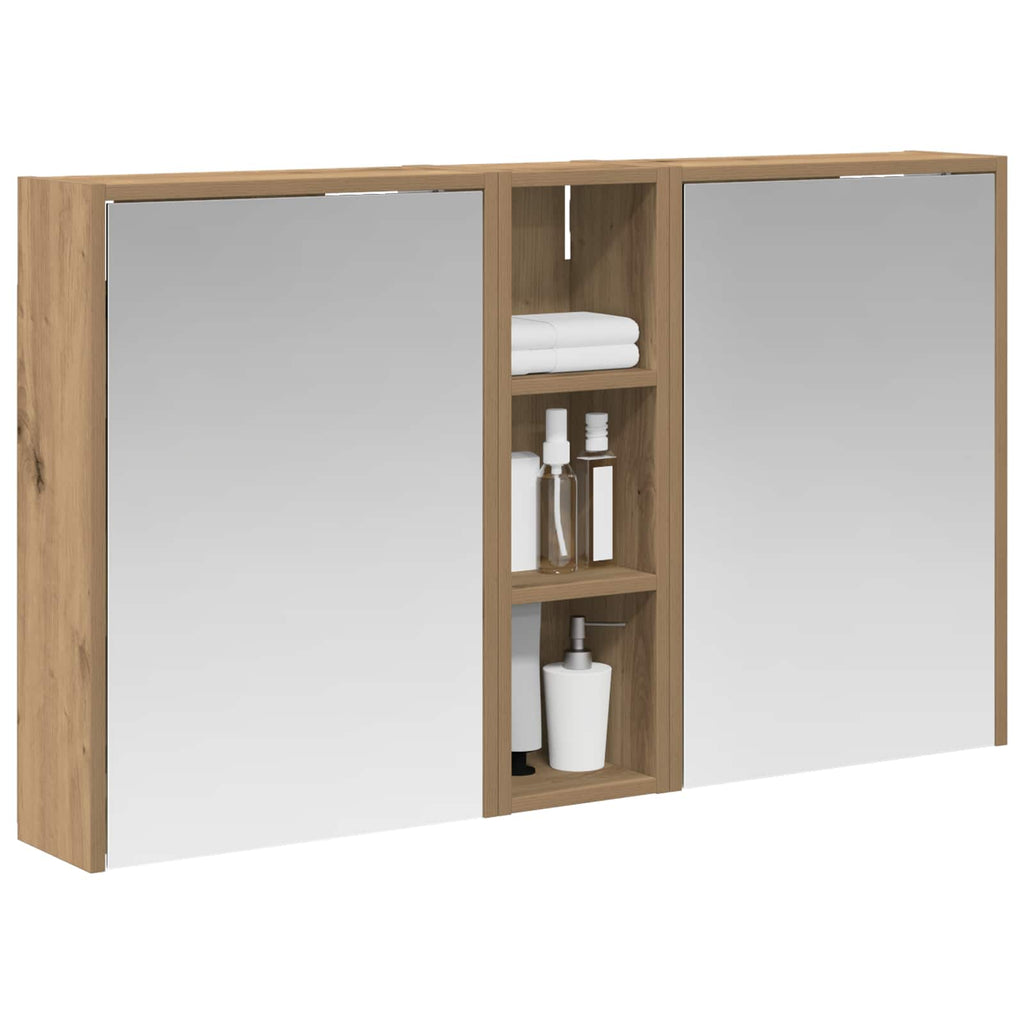 Badezimmerschrank-Set 3 pcs 106 x 16 x 62,5 cm Holzwerkstoff