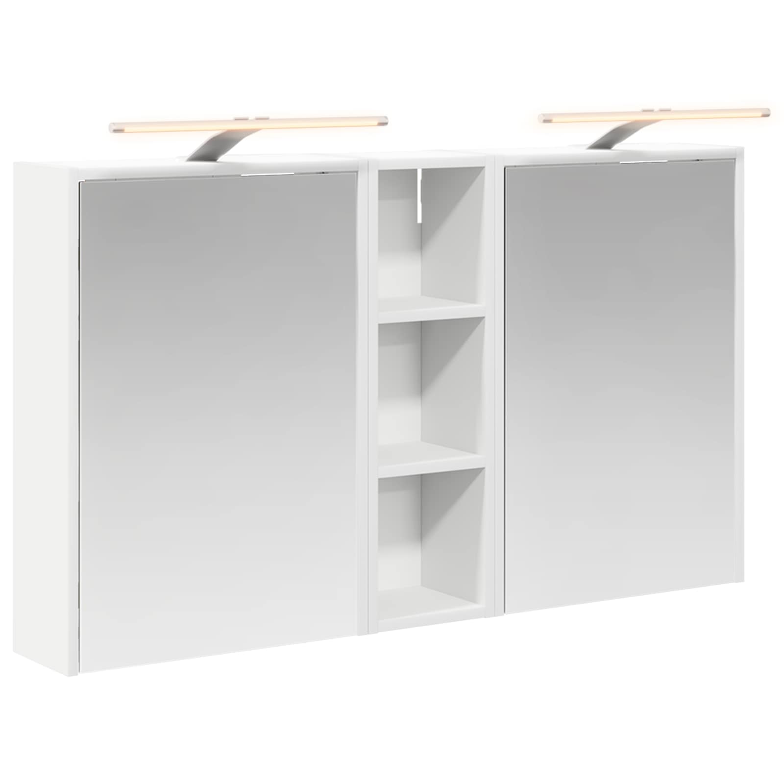 Badezimmerschrank-Set 3 pcs 106 x 16 x 62,5 cm Holzwerkstoff
