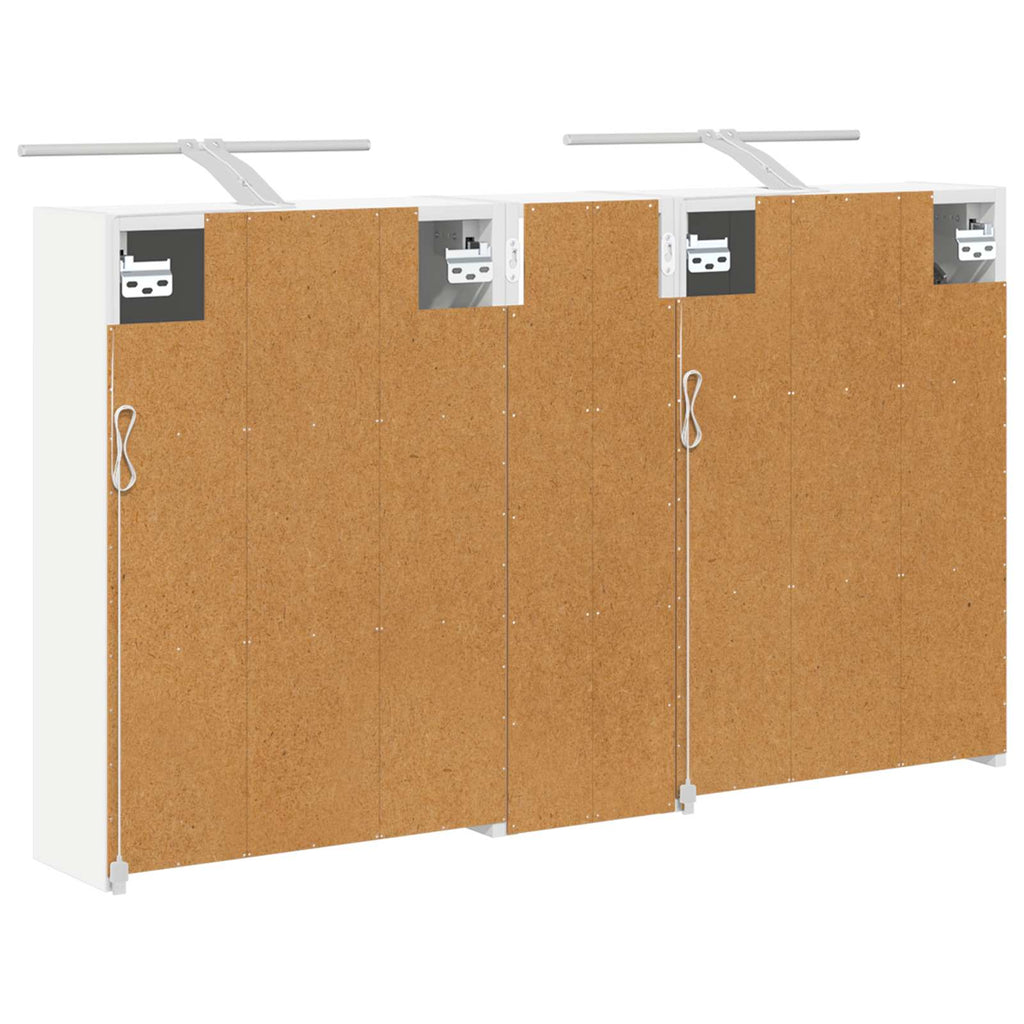 Badezimmerschrank-Set 3 pcs 106 x 16 x 62,5 cm Holzwerkstoff