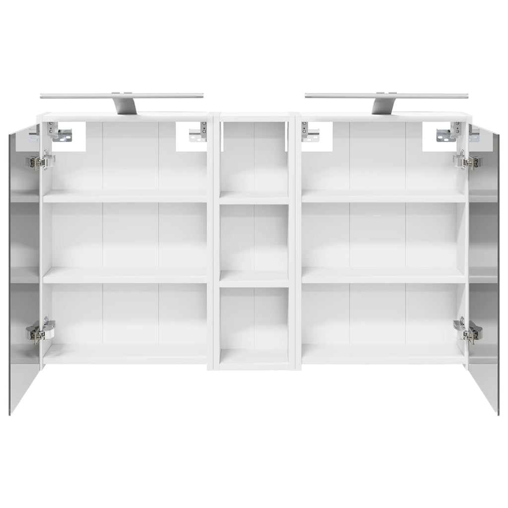 Badezimmerschrank-Set 3 pcs 106 x 16 x 62,5 cm Holzwerkstoff