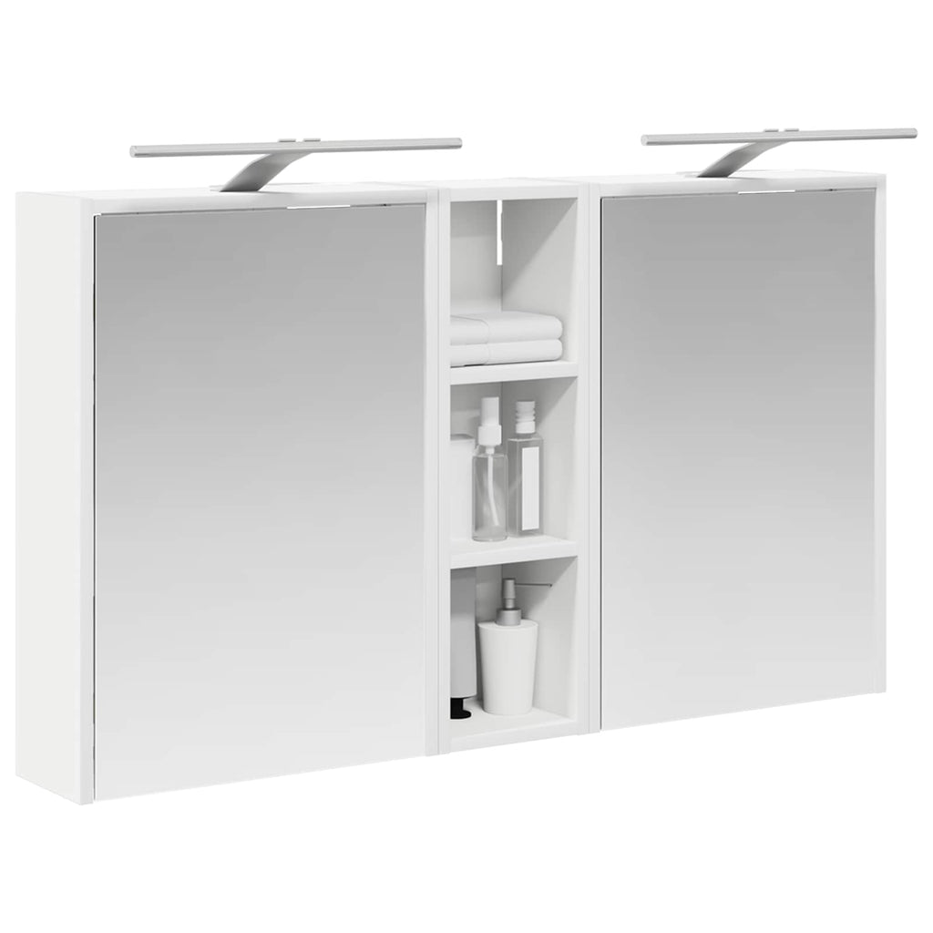Badezimmerschrank-Set 3 pcs 106 x 16 x 62,5 cm Holzwerkstoff
