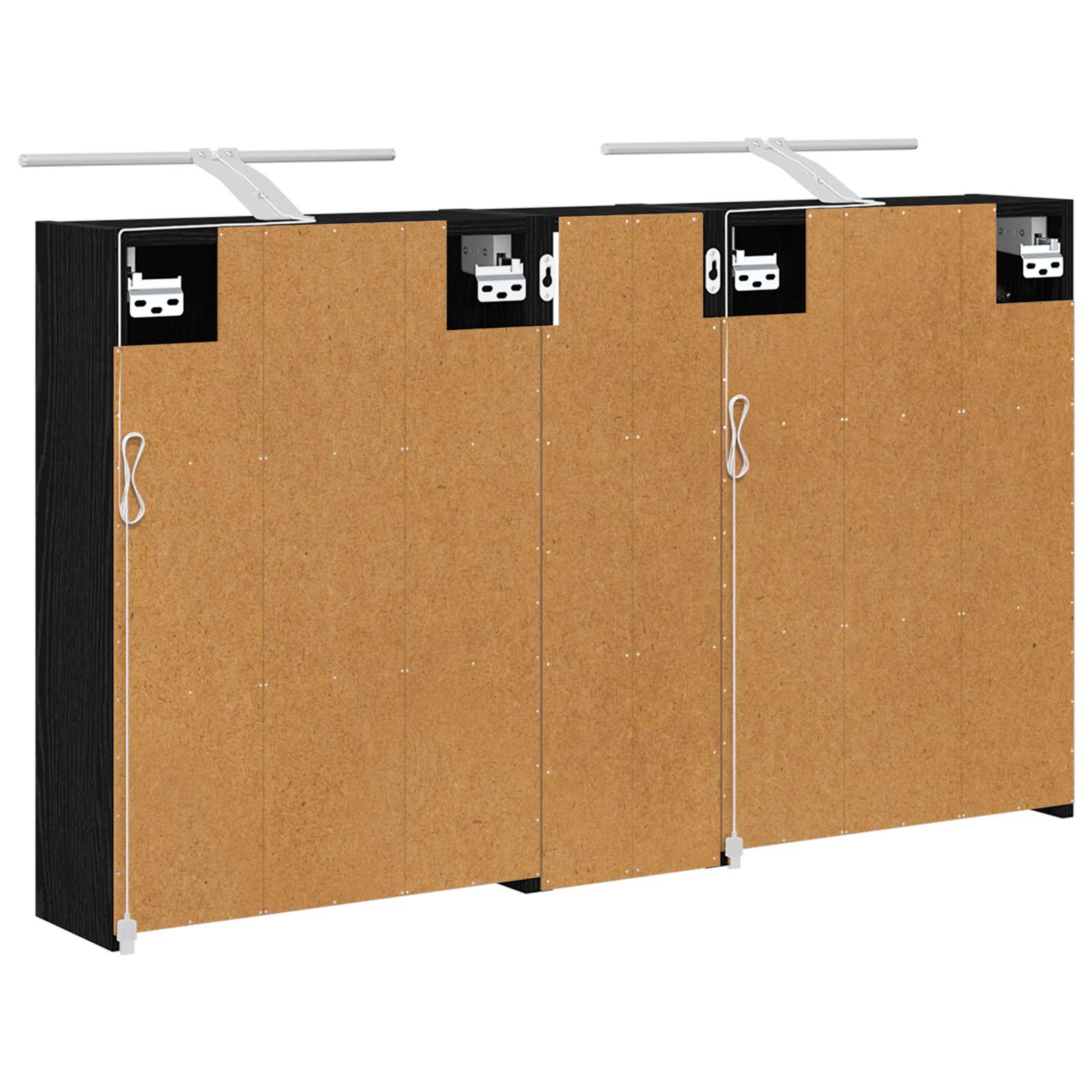 Badezimmerschrank-Set 3 pcs 106 x 16 x 62,5 cm Holzwerkstoff